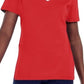 Karen Scott Top Feminino de Algodão com Acabamento em Treliça Vermelho Tamanho P