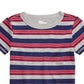 Camiseta infantil Epic Threads Multi-Listras para Meninos, Cinza, Tamanho 2T