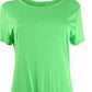 INC International Concepts Top feminino com amarração frontal, verde, tamanho pequeno e pequeno