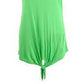 INC International Concepts Top feminino com amarração frontal, verde, tamanho pequeno e pequeno
