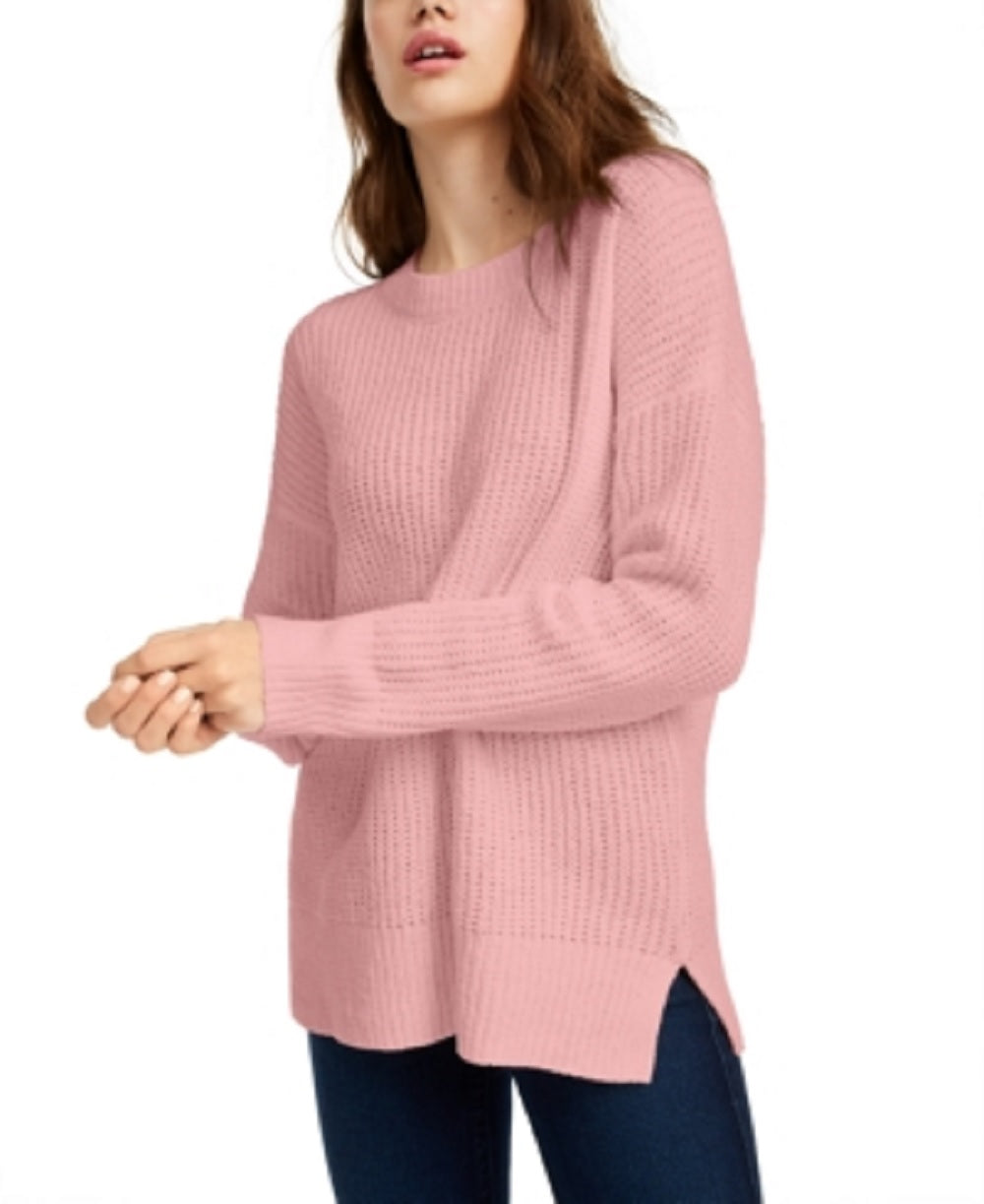 Suéter de chenille infantil Pink Rose, roxo, tamanho médio