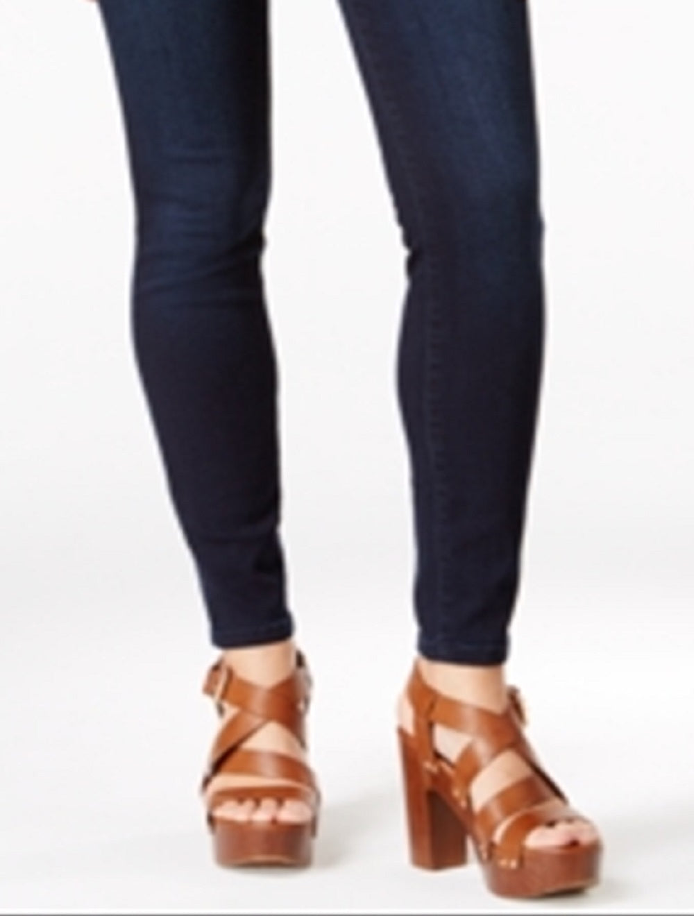 Jessica Simpson Calça Jeans Kiss Me Super Skinny Feminina Azul Tamanho 28