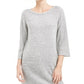 Karen Scott Suéter Feminino Gola Canoa Marmorizada Cinza/Branco Tamanho XS
