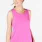 Ideology Camiseta regata feminina de malha rosa tamanho XX-G