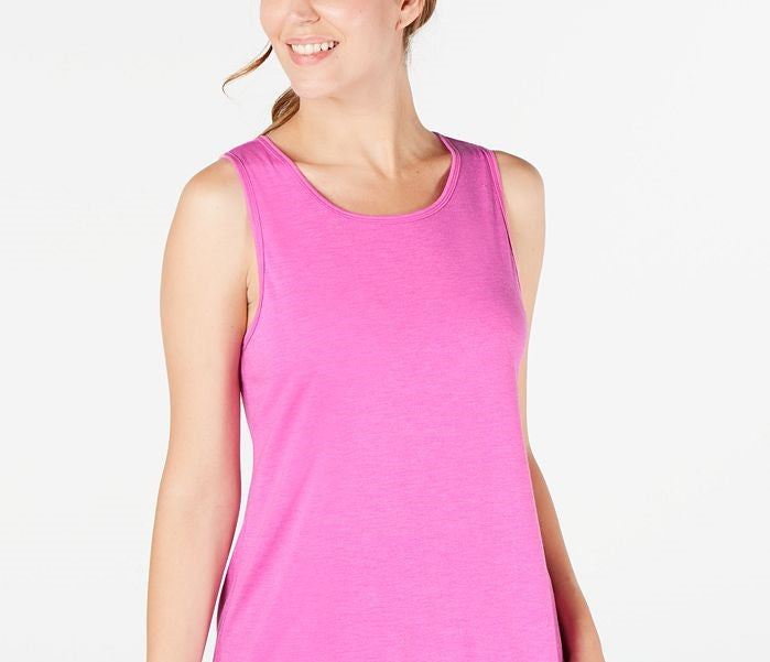 Ideology Camiseta regata feminina de malha rosa tamanho XX-G