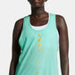 Camiseta regata Nike Miler Dri Fit Just Do It Running Feminina Verde Tamanho P