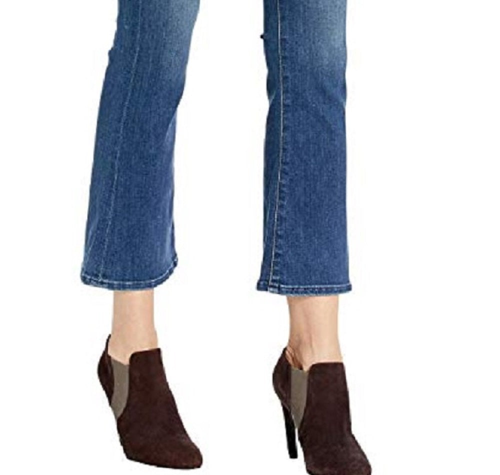Calça jeans feminina skinny de cintura alta 7 For All Mankind, azul, tamanho 29