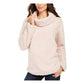 Suéter feminino Sherpa com gola alta, rosa, tamanho grande, estilo &amp; co