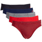 Cuecas Levi's Masculinas, Pacote com 5, Vermelhas, Tamanho Grande