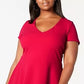 Vestido feminino estilo skater plus size da B Darlin, vermelho, tamanho 16