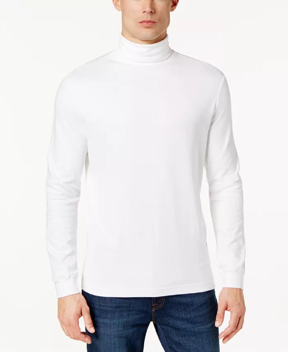 Club Room Masculino Sólido Gola Alta Branco Tamanho X-Grande