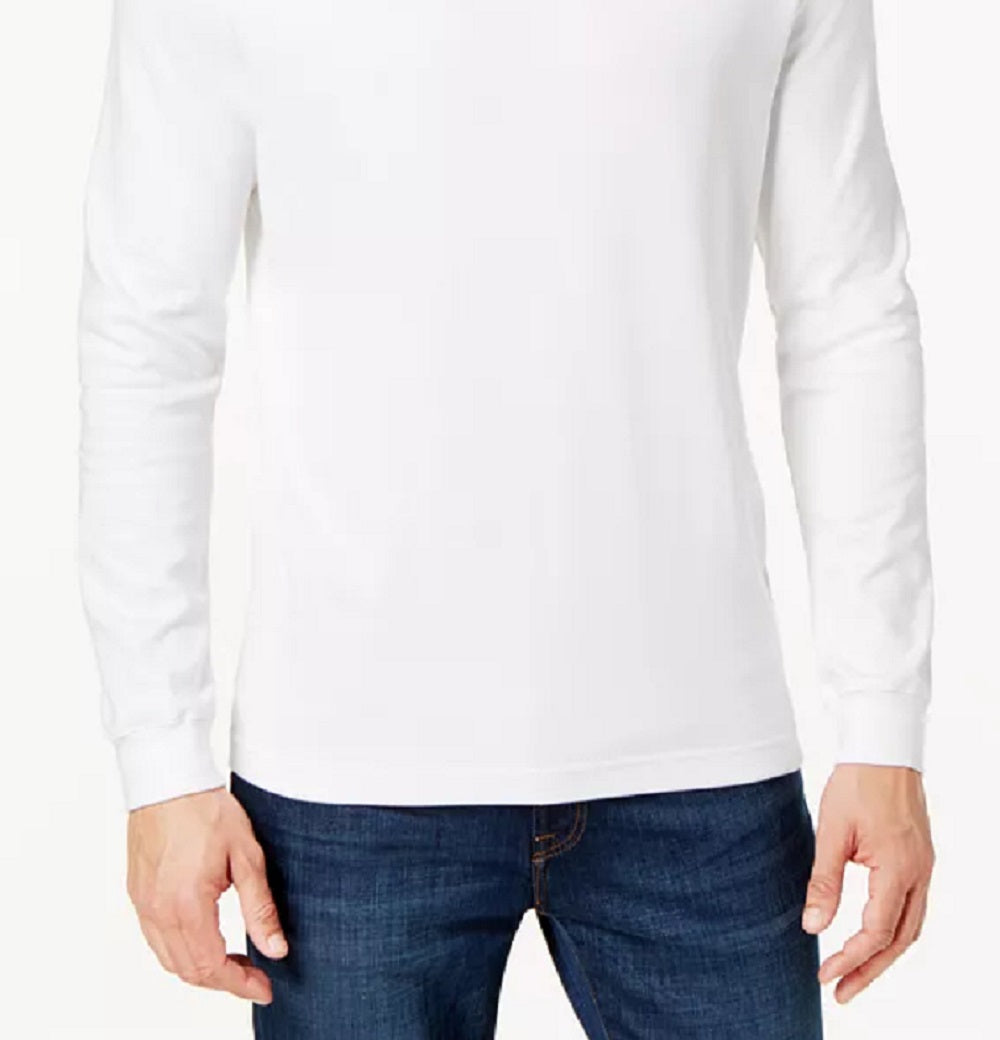 Club Room Masculino Sólido Gola Alta Branco Tamanho X-Grande