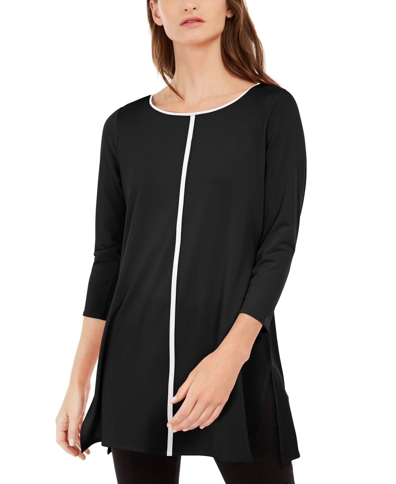 Túnica Alfani Feminina Petite Tubular Preta Tamanho PL