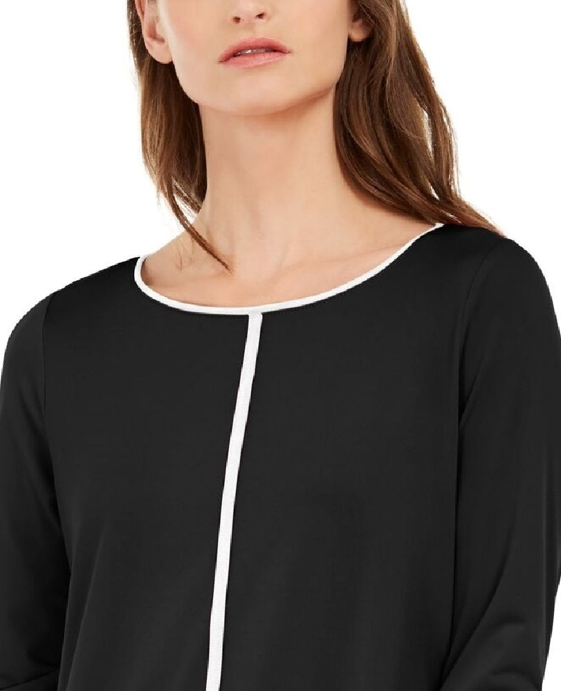Túnica Alfani Feminina Petite Tubular Preta Tamanho PL