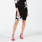 Vestido tubinho floral feminino INC International Concepts, preto, tamanho 2XL