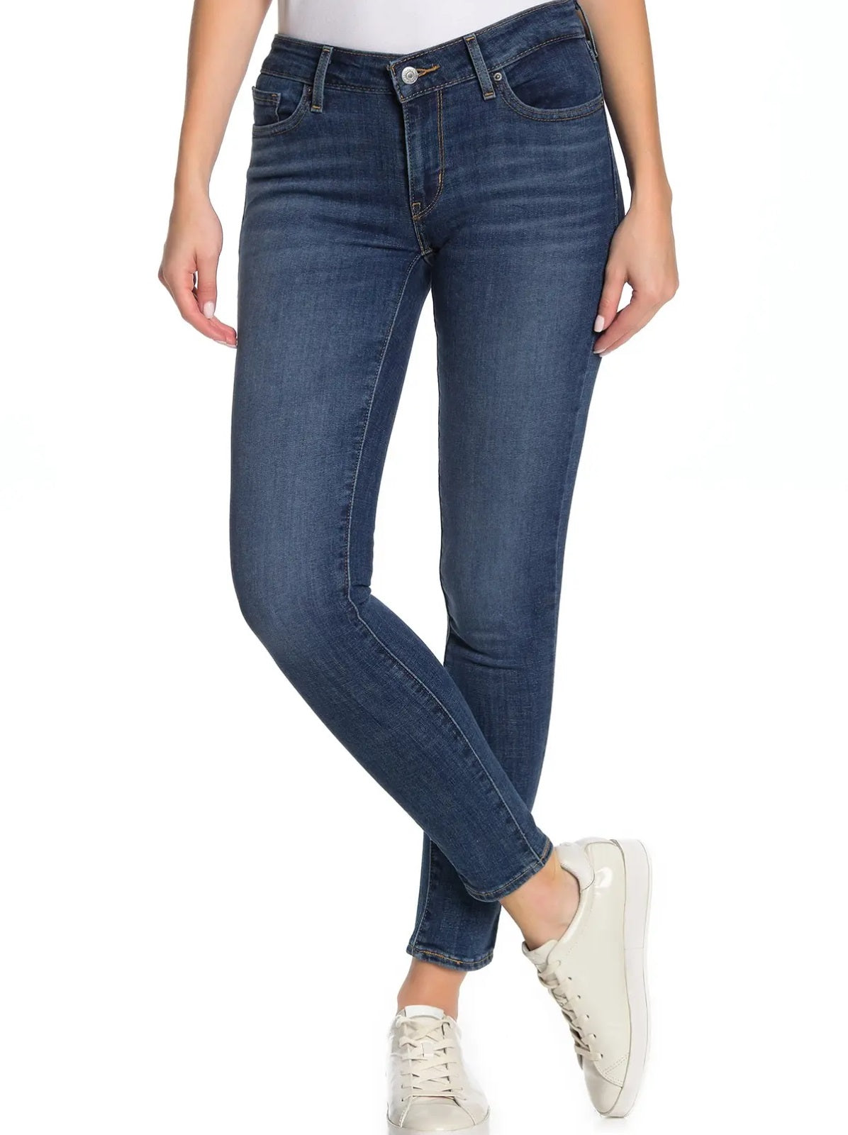 Calça jeans skinny Levi's feminina júnior azul tamanho 9
