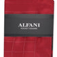 Lenço de bolso Alfani Archer Silk Grid masculino vermelho tamanho regular