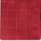Lenço de bolso Alfani Archer Silk Grid masculino vermelho tamanho regular