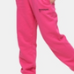 Calça jogger feminina Superdry Cotton Elissa rosa tamanho 6