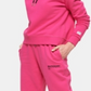 Calça jogger feminina Superdry Cotton Elissa rosa tamanho 6