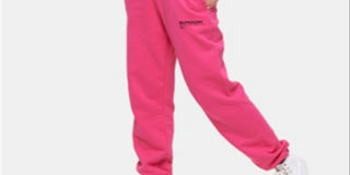 Calça jogger feminina Superdry Cotton Elissa rosa tamanho 12