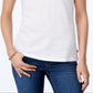 Camiseta Levi's Slim Crew Neck Feminina Branca Tamanho Grande