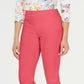 Calças de controle de barriga femininas Charter Club Cambridge Skinny Pull On, salmão, tamanho 10
