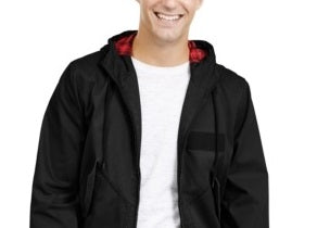 Jaqueta bomber leve masculina American Rag, preta, tamanho grande