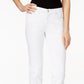 Calça jeans skinny feminina Style &amp; Co Curvy-Fit, comprimentos curtos e longos, branca, tamanho 6 S