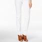 Calça jeans skinny feminina Style &amp; Co Curvy-Fit, comprimentos curtos e longos, branca, tamanho 6 S