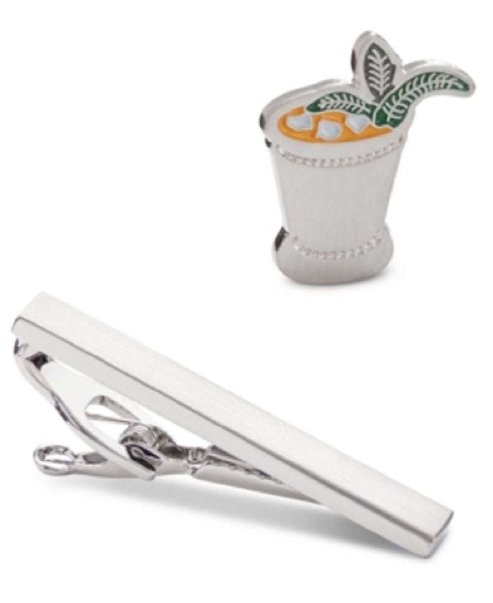 Conjunto de broche e barra de gravata Novel Idea Ment Julep, verde, tamanho regular