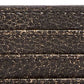 John Varvatos Star Usa Porta-cartões de couro cravejado masculino, preto, tamanho regular