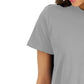 Camiseta feminina de algodão com gola redonda, tamanho X-G, cinza, estilo &amp; co