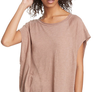 Camiseta Halo Feminina Free People Marrom Tamanho P