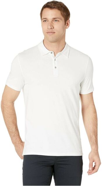Polo Bryant Masculino Michael Kors Branco Tamanho XX-Grande