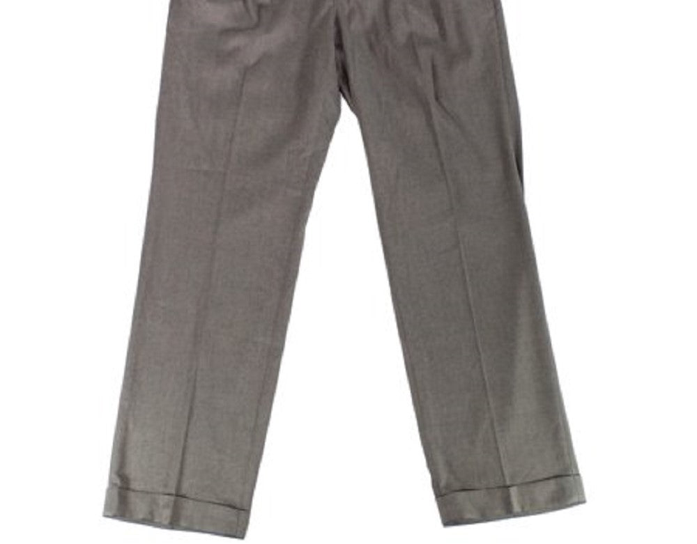 Calça Ralph Lauren Masculina Prega Stretch Marrom Tamanho 36X34