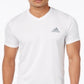 Camiseta Adidas Essentials Masculina Branca Tamanho Médio