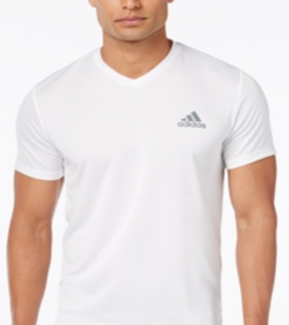 Camiseta Adidas Essentials Masculina Branca Tamanho Médio
