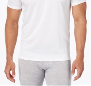 Camiseta Adidas Essentials Masculina Branca Tamanho Médio