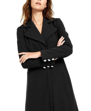 Casaco de malha SeaPonte feminino da INC International Concepts, preto, tamanho grande
