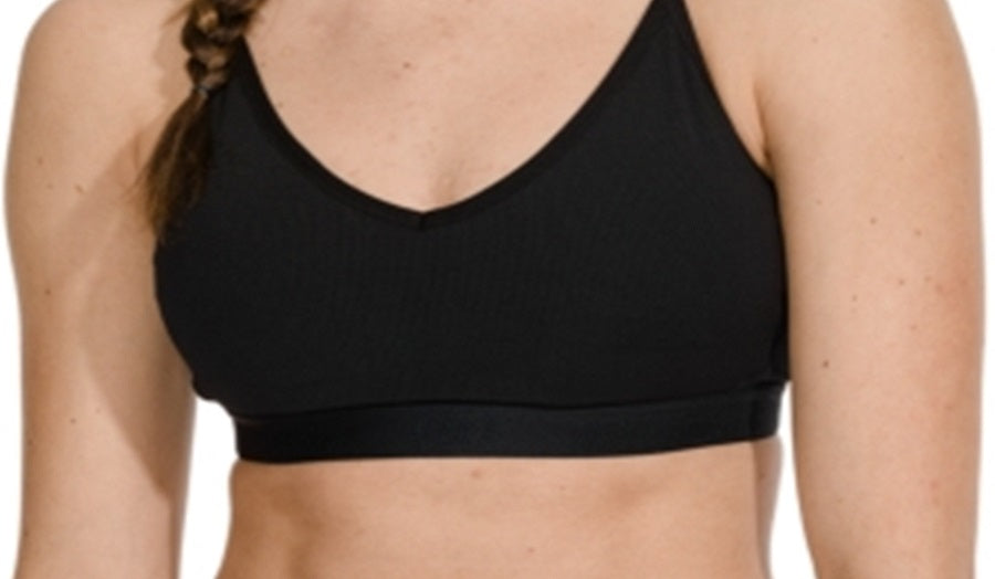 Sutiã esportivo Nike Light Support Yoga feminino, preto, tamanho grande