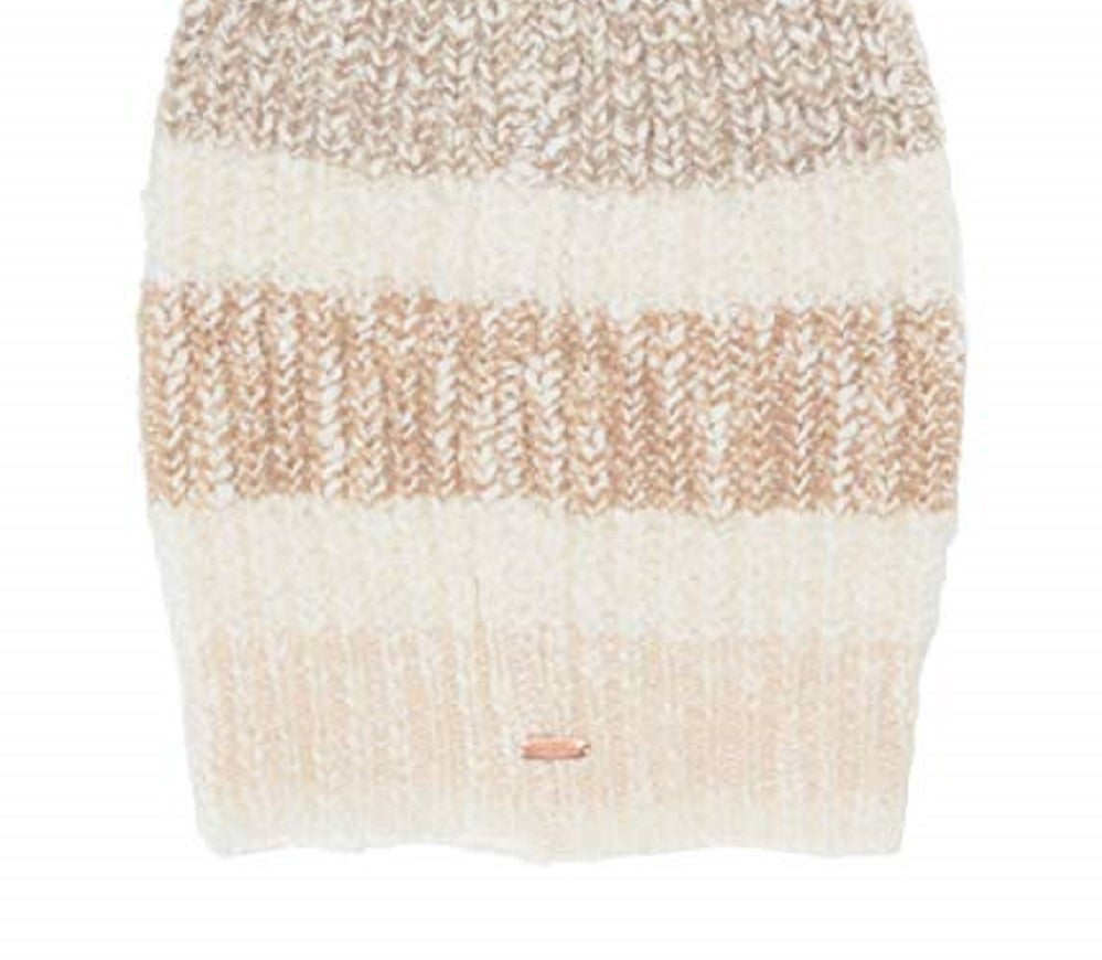 Gorro Listrado Aconchegante Feminino Free People Branco Tamanho Regular