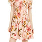 Vestido Planet Gold Junior Off Shoulder Rosa Tamanho Grande