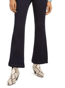 Calça jeans flare feminina da INC International Concepts, azul, tamanho 14