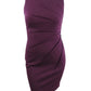 Vestido justo feminino Calvin Klein Starburst roxo tamanho 6 pequeno