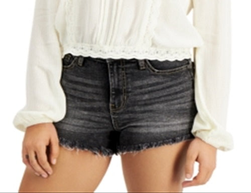 Blusa vitoriana de manga comprida e gola alta Self Esteem Junior, branca, tamanho X-G