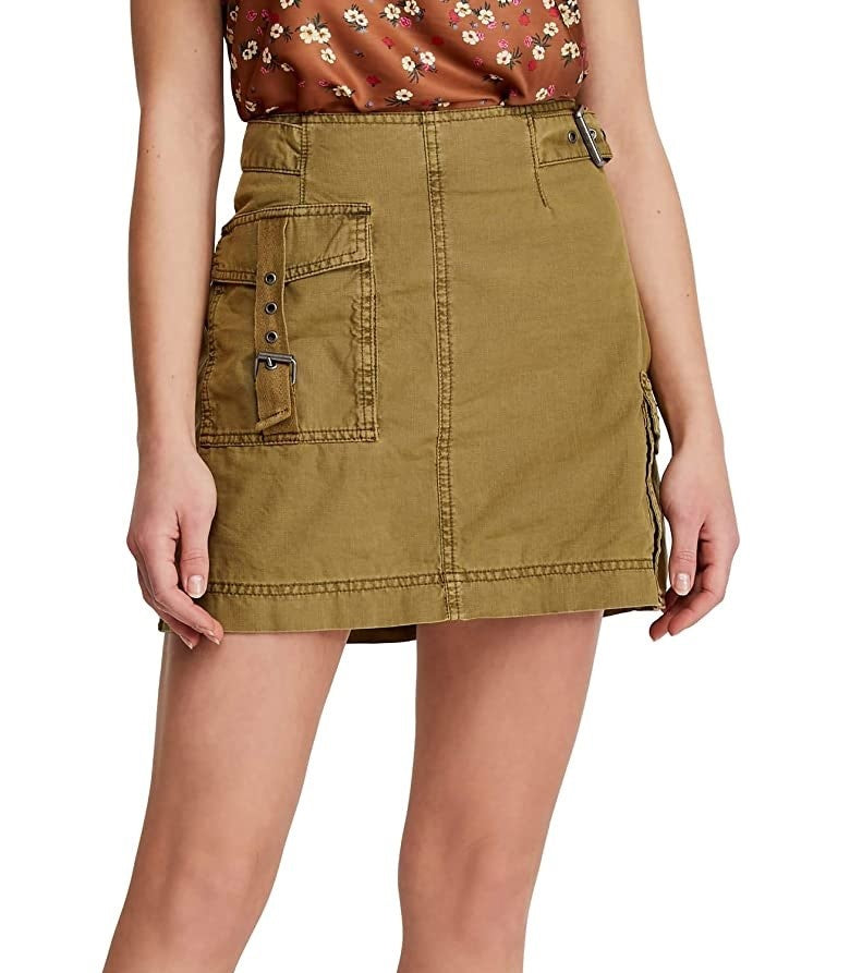 Saia utilitária Erika feminina Free People verde tamanho 2