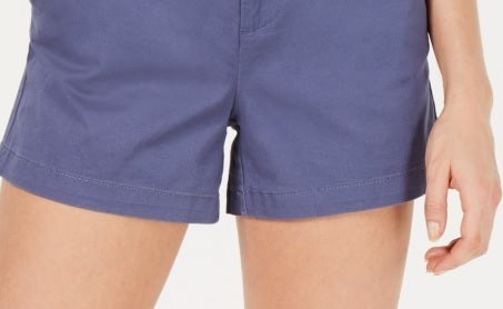 Shorts skinny feminino Maison Jules, azul, tamanho 8