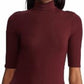 Blusa Ralph Lauren Feminina Gola Alta Manga 3/4 Vermelha Tamanho Pequeno Pequeno