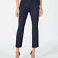 Calça feminina cropped reta INC International Concepts, azul, tamanho 8